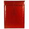 JAM Paper 6.375" x 9.5" Red Metallic Bubble Padded Mailer Envelopes, 12ct.
